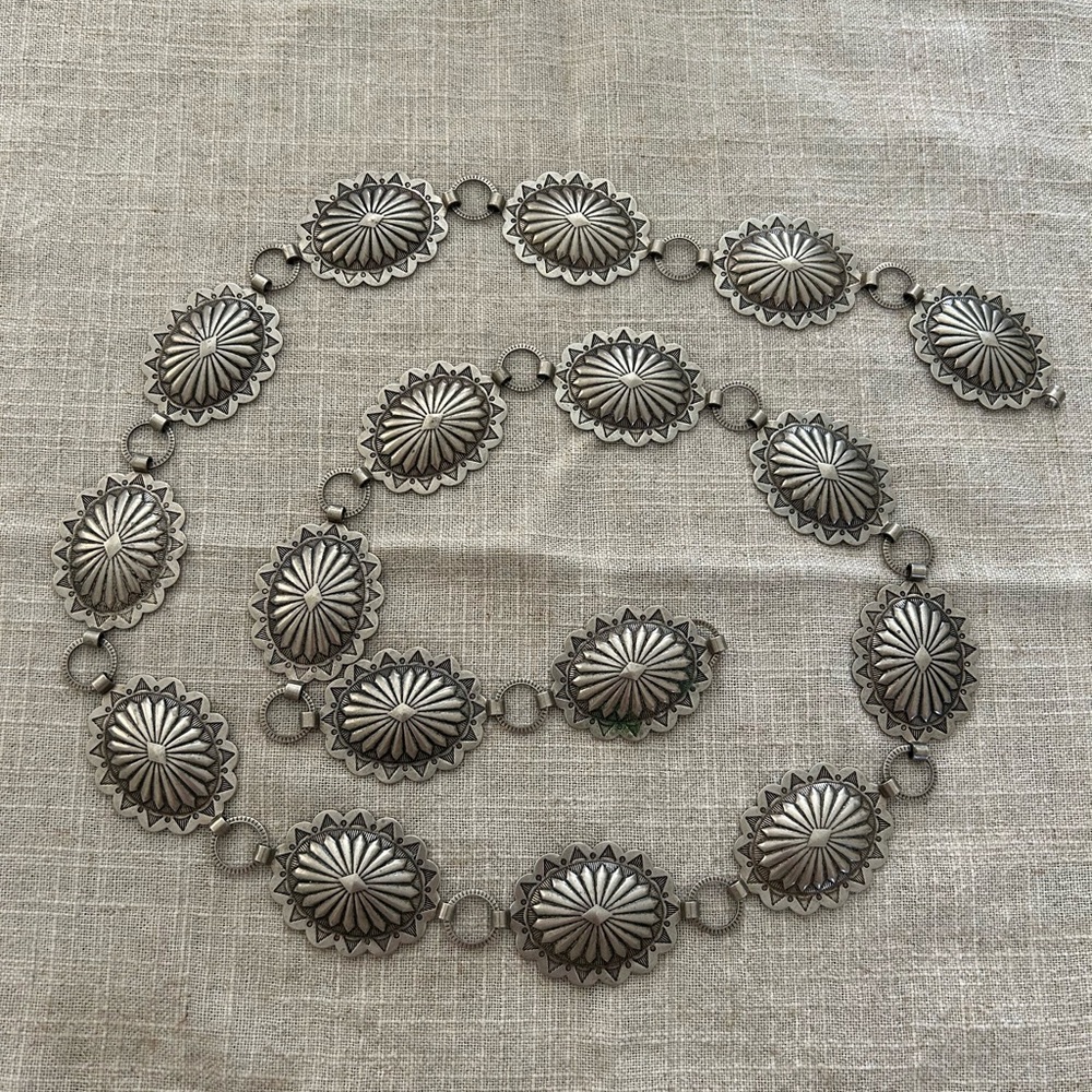 Silver Concho Belt